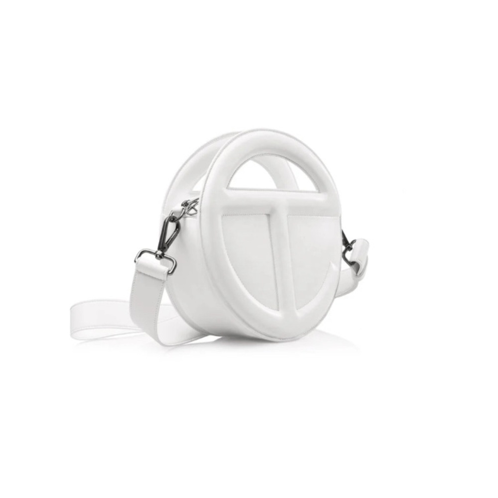 Round Telfar Circle Bag - White. Brand New